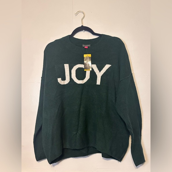Vince Camuto Forest Green 'JOY' Sweater - Picture 1 of 3